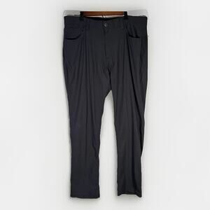 Eddie Bauer Men’s Pants 36x34 Gray Nylon Stretch Hiking Outdoor Water Resistant